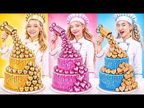Rich Vs Poor Vs Super Rich Girls Battle At A Colorful Birthday Party!
