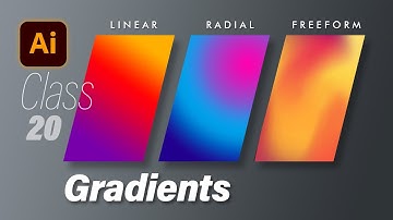 Gradients Adobe Illustrator cc 2022 Class 20 Urdu Hindi SMK Grafix