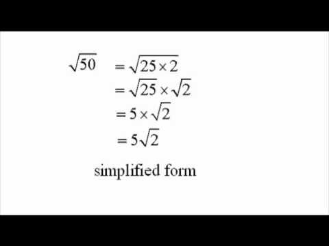 Surds (Radical Expressions) 3 - More basic rules for manipulating and ...