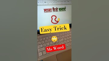 Necklace 📿Shortcut Trick Ms word #shorts #msword #trand #computer #timesavingtips #keyboardshortcut