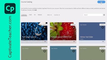 Change a Course Cover Image in Adobe Captivate Prime