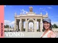 VDNKh: a fantastic Moscow park only locals know | Russia 2018 vlog