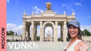 VDNKh: สวนสาธารณะที่ยอดเยี่ยมในกรุงมอสโกเฉพาะชาวบ้านรู้ | รัสเซีย 2018 vlog