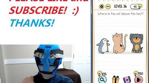 BRAIN TEST LEVEL 36 WALKTHROUGH WITH ANSWERS