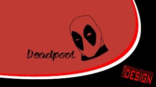Speed Art 2 - Deadpool Minimalist Wallpaper screenshot 5
