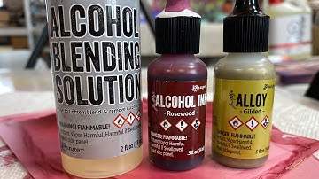 Alcohol Ink Basics How to Use Alloys | 401