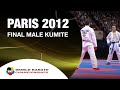 Final male kumite 60kg amir me.izadeh vs douglas brose world karate championships 2012