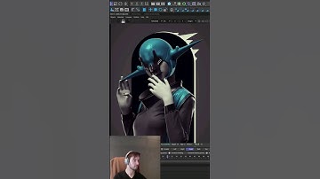 NOXX 3D modeling mini timelapse  - spikes - #timelapse #shorts