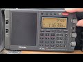 Tecsun PL-990x Manual tuning 40 meters amateur radio band in LSB using sloper antenna