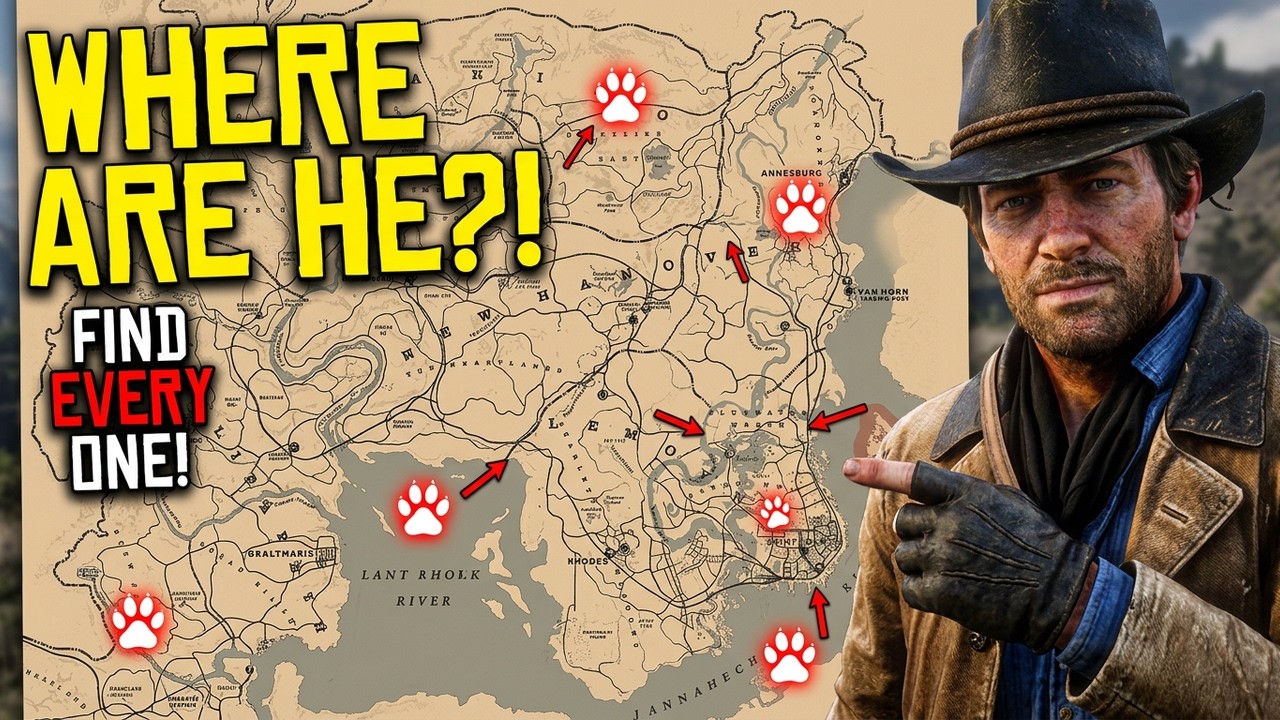 Trapper In Rdr2 All trapper locations in rdr2 | Red Dead Redemption 2 - YouTube