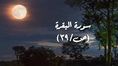 سورة البقرة(ص/٣٩)-المصحف المعلم مع الترديد-الشيخ محمد صديق المنشاوي رحمه الله تعالى- (مراجعة)