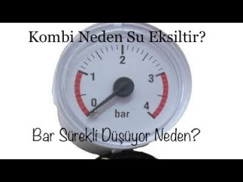 Kombi Neden Su Eksiltir Bar Sürekli Düşüyor Çözümü Detaylı Anlatım #kombi #bar #su #basınç #düşüyor