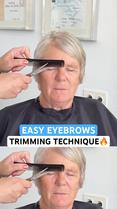 EASY EYEBROWS TRIMMING TECHNIQUE: Complete Tutorial Linked Below! 🔥🔥🔥