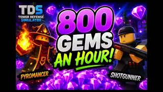 800 Gems An Hour No Skill Tree Or Special Towers Needed!