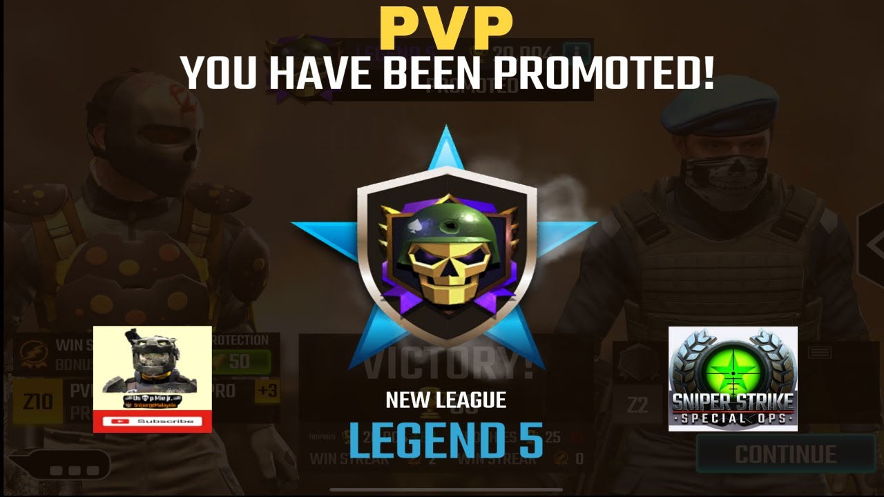 PVP - LEGEND 4 Multi Mode Sniper strike : special ops ( iOS & Android )