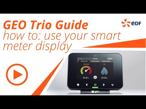 GEO Trio Guide - How to use your smart meter in-home display