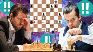 Ecstatic chess game | Ian Nepo vs Magnus Carlsen 5