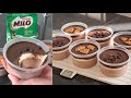 Milo Regal dessert cup. Puding Milo Regal dengan keju dan coklat lumer.