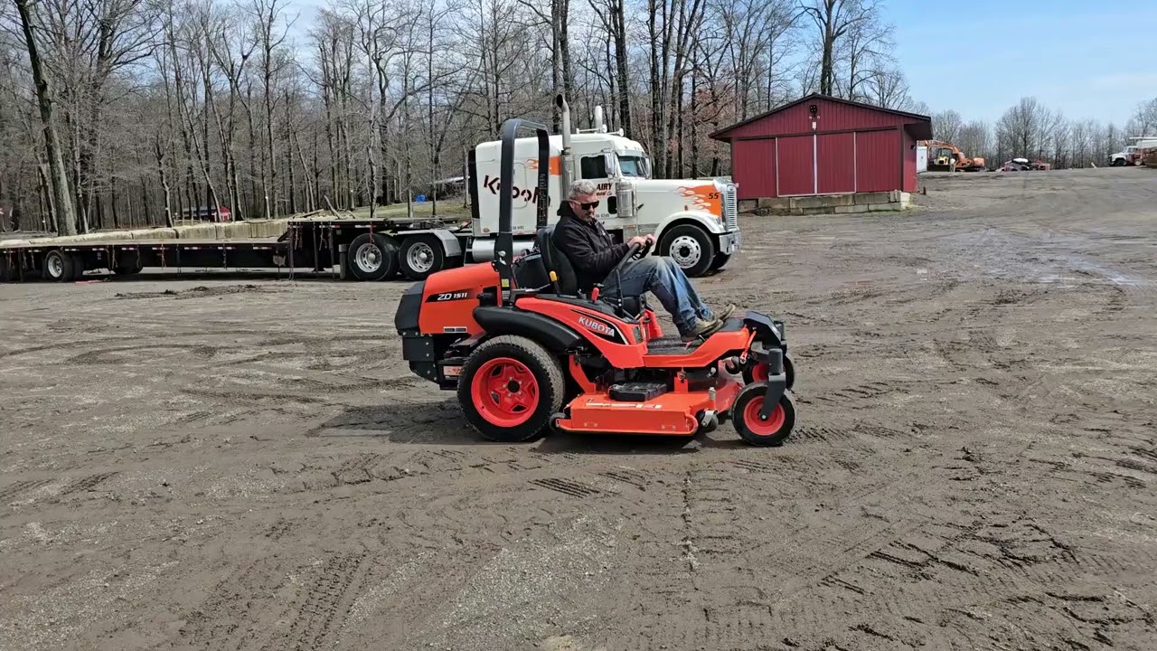KUBOTA ZD1511 ZERO TURN MOWER 3971 For Sale - YouTube