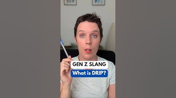 GenZ Slang - What does DRIP mean? #slang #genzslang #slangs #slangwords #genz #englishslang #english