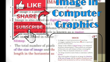 Image Processing in computer graphics | picture | Lecture 8