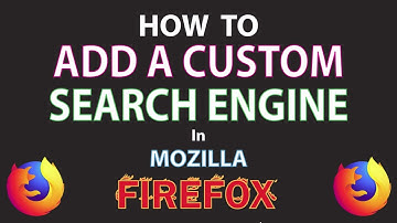 How To Add A Custom Search Engine In The Mozilla Firefox Web Browser | PC Tutorial