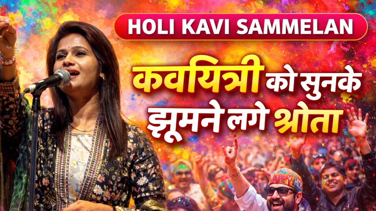 इस कवयित्री को सुनके झूमने लगे श्रोता ! || Gauri Mishra with Dr. Kumar Manoj ....