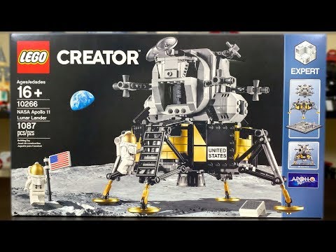 LEGO Apollo 11 Lunar Lander 10266 - YouTube