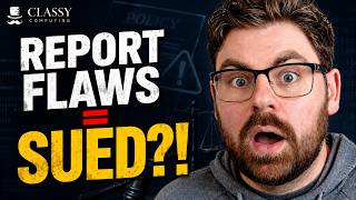 The Good Guys CAN T Win Report A Security Flaw Get Sued