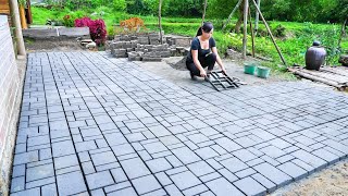 Avoid Mud and Dirt  Idea For Making Faux Stone Concrete Yard, how to build | Survival Mystique