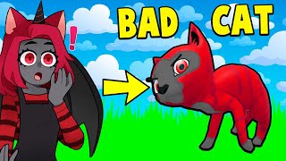 Becoming a BAD CAT in Roblox!