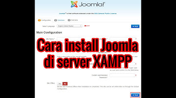 Cara Instal Joomla di Localhost dengan menggunakan Server XAMPP #membuat website joomla part 1