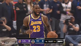 Los Angeles Lakers vs New Orleans Pelicans 1st Qtr Highlights | March 1, 2019-20 NBA Season