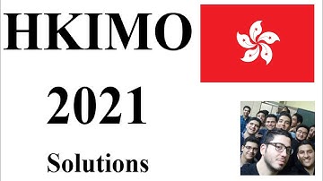 Hong Kong 2021 2022International Mathematical Olympiad Preliminary Selection Contest Solutions HKIMO