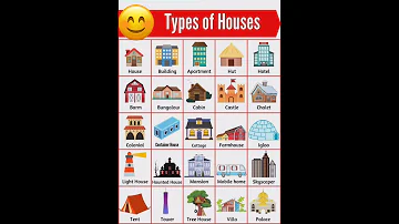 Types Of Houses Vocabulary Shorts Typeofhouses 
