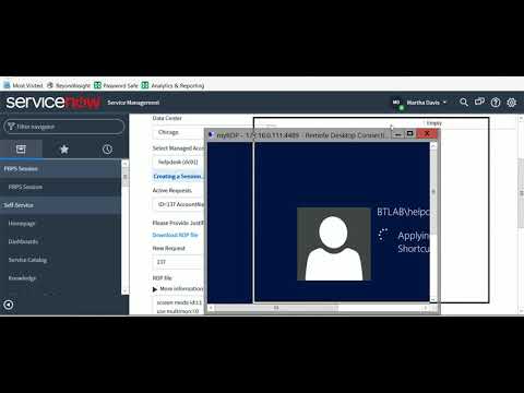ServiceNow App to launch RDP and SSH Session: PowerBroker Password Safe