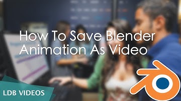 How to save Blender animation as a Video Format ?