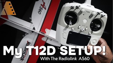 How to Bind and Set Up the Radiolink T12D Transmitter for the A560 RC Plane! ✈️