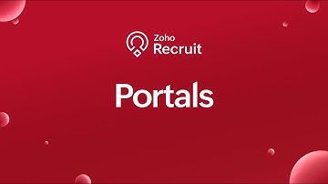 Simplify Hiring with Zoho Recruit’s Portals
