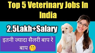 Top 5 Veterinary Jobs in india | Career & Scope of BVSc & AH (Veterinary Science) | careerlogy