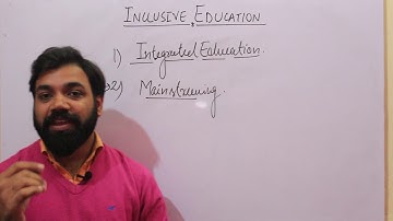INCLUSIVE EDUCATION CONCEPT FOR CTET 2018 | NIOS DELED COURSE CODE-506 | HTET | UKTET | SPECIAL EDU