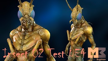 Creature Insect 02 Test Epic Skeleton UE4