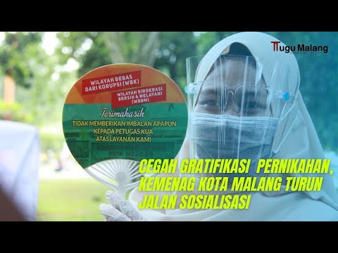 Cegah Gratifikasi Pernikahan, Kemenag Kota Malang turun jalan Sosialisasi