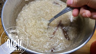como hacer agua de arroz para la diarrea gripe y despues del párto | remedio casero Aleliamada