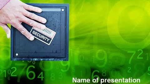 Security PowerPoint Template by PoweredTemplate.com