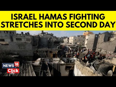 Israel Hamas Conflict | Israel Hamas Fighting Streches Into The Secod Day | Gaza Under Attack | N18V - CNNNEWS18