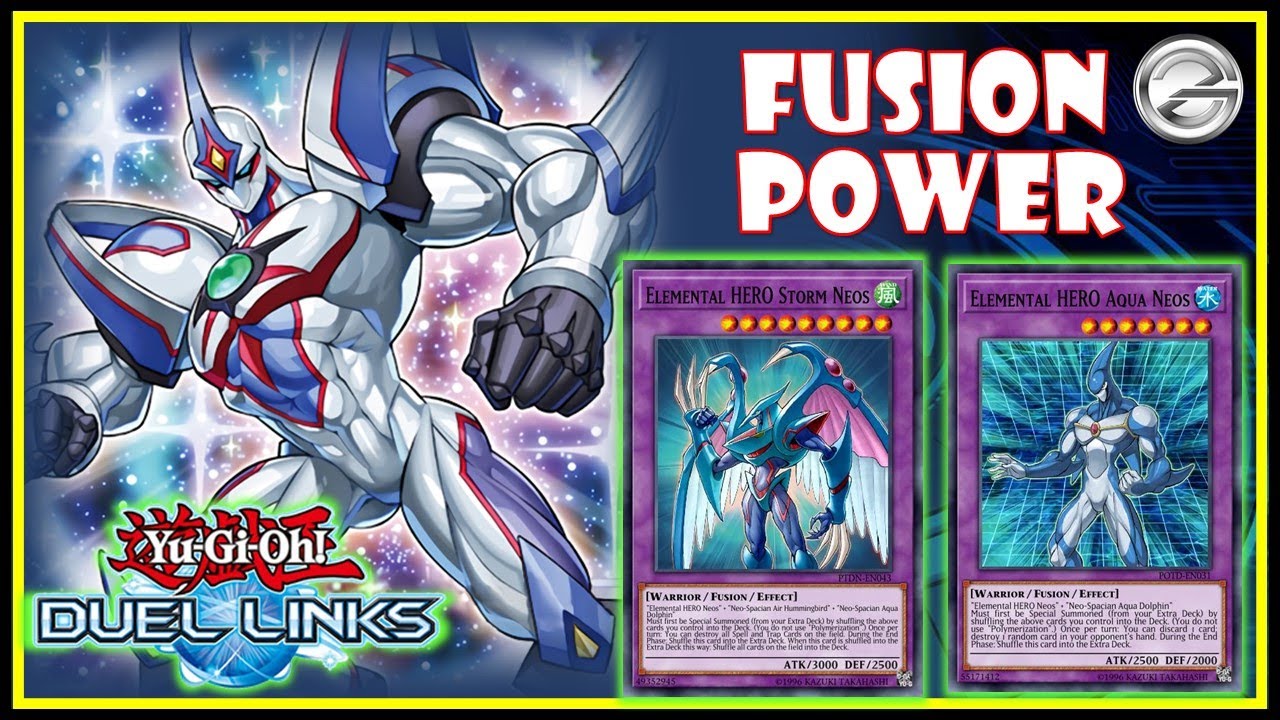 Yugioh Duel Links Elemental Hero Neos Combo With Neo Spacian Best