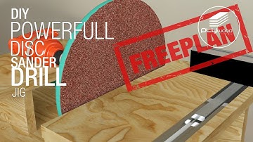 Powerfull Disc sander Drill - FREEPLAN
