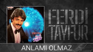 Ferdi Tayfur - Anlamı Olmaz - 1981 TürküOla Orijinal Plak Kaydı - Plak76lar Resimi