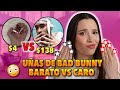 FUI A HACERME LAS UÑAS DE BAD BUNNY (BARATO VS CARO) *REALMENTE no se que pensar* | Laura Mejia